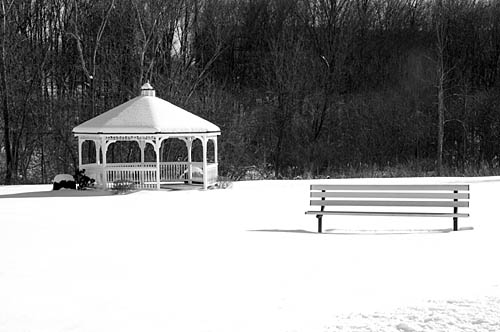 Gazebo in Winter